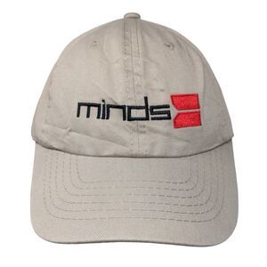 Minds Slideback Hat Tan One Size Embroidered 6 Panel AJM International